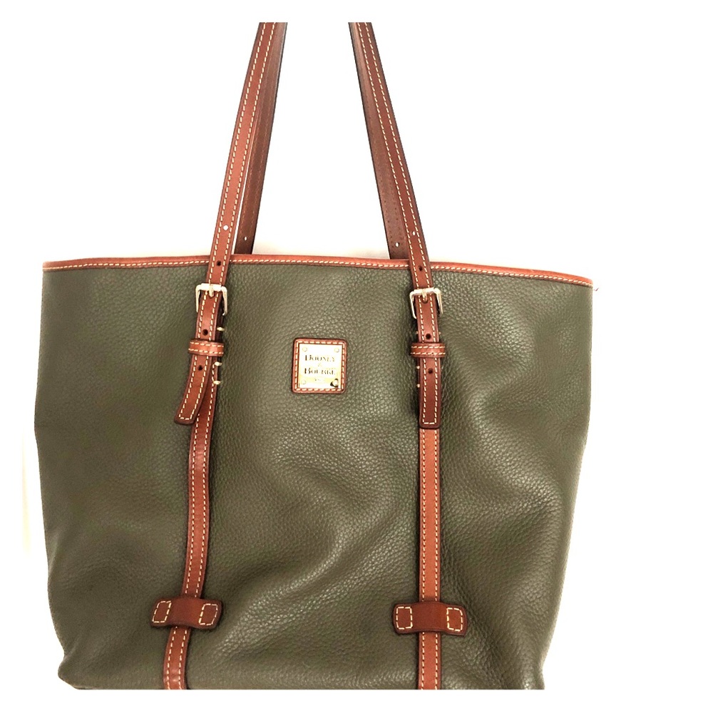 Dooney & Bourke olive green tote bag